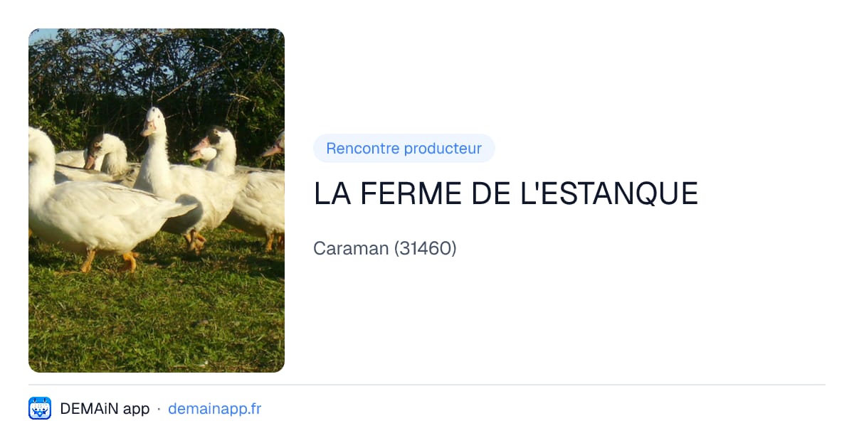 LA FERME DE L'ESTANQUE — Caraman