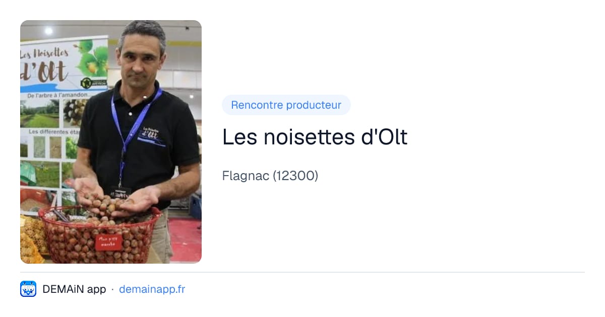 Les noisettes d'Olt — Flagnac