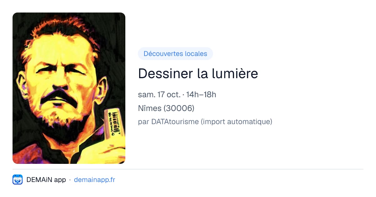 Dessiner la lumière — Nîmes