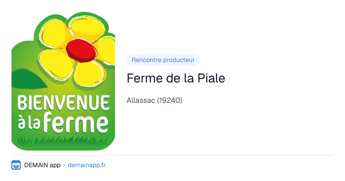 Ferme de la Piale — Allassac