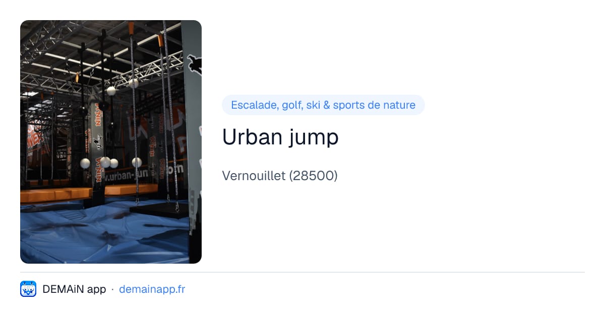 Urban jump — Vernouillet