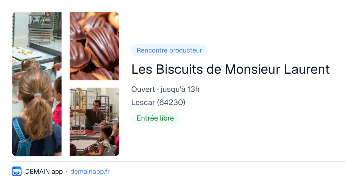 Les Biscuits de Monsieur Laurent — Lescar