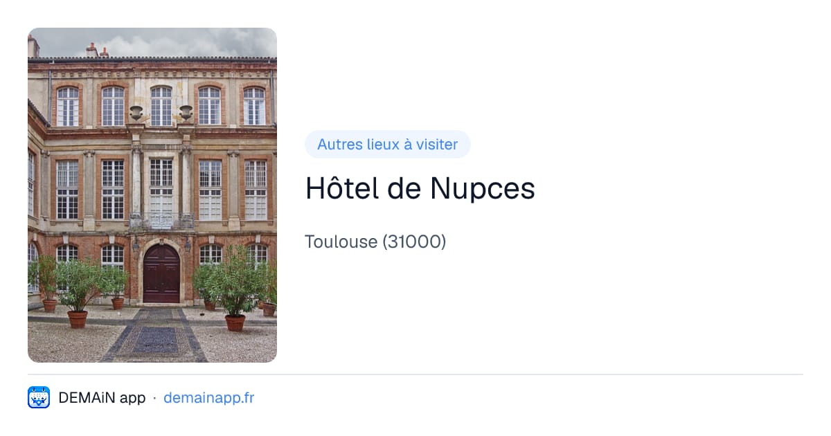 Hôtel de Nupces — Toulouse