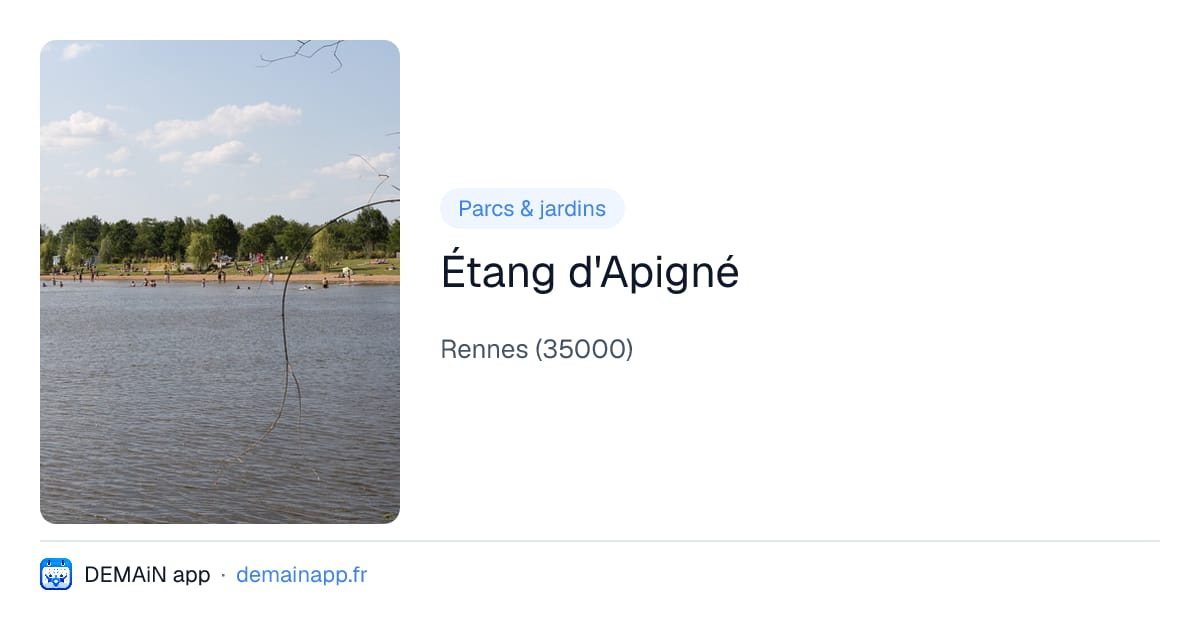 Étang d'Apigné — Rennes