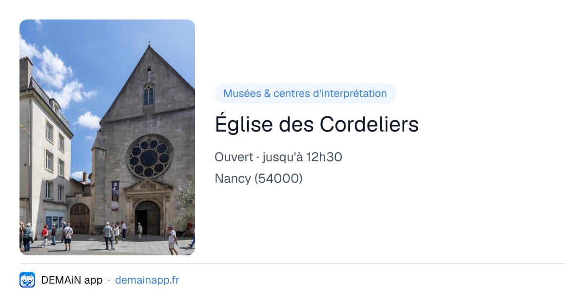 Église des Cordeliers — Nancy