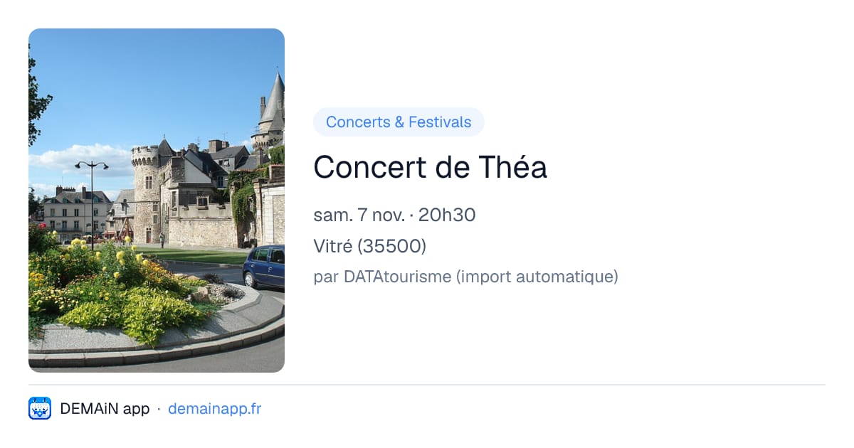 Concert de Théa — Vitré