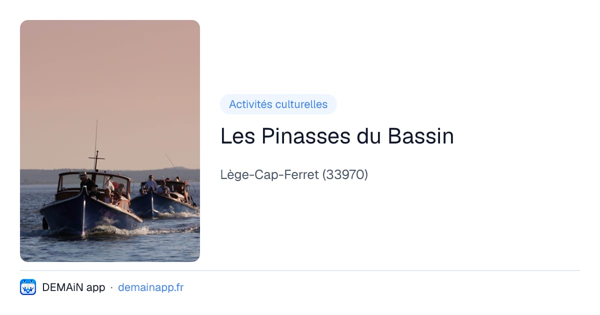 Les Pinasses du Bassin — Lège-Cap-Ferret