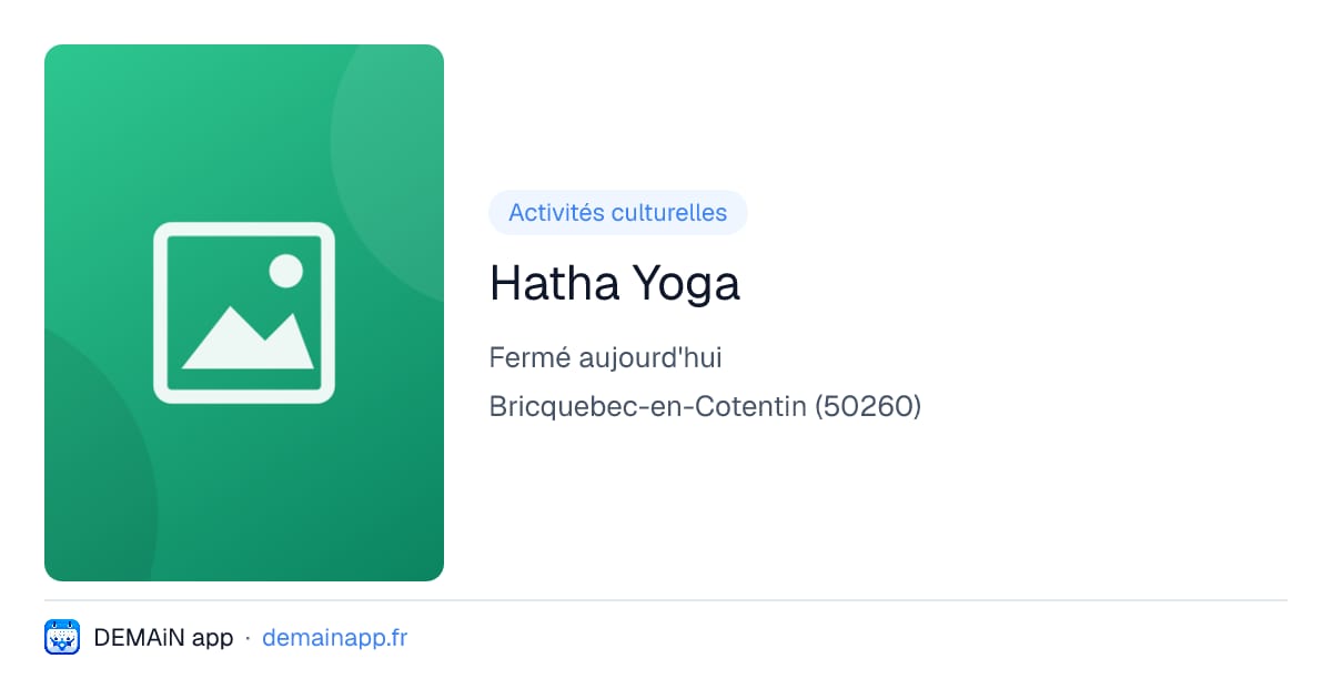 Hatha Yoga — Bricquebec-en-Cotentin