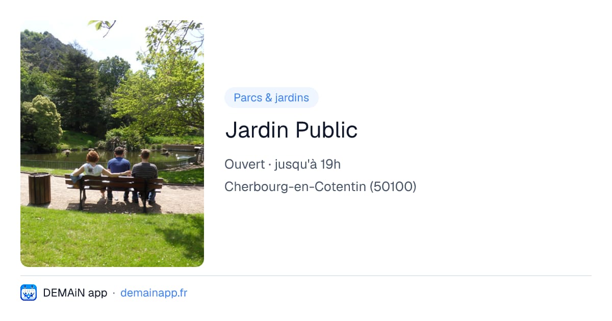 Jardin Public — Cherbourg-en-Cotentin