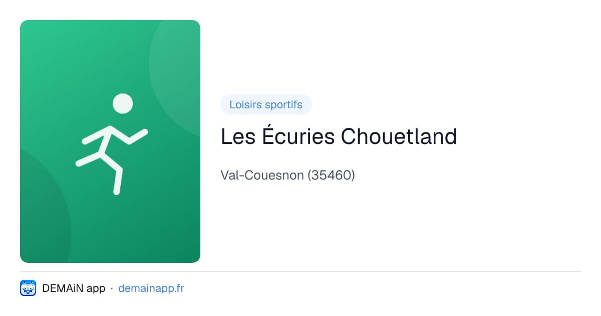 Les Écuries Chouetland — Val-Couesnon