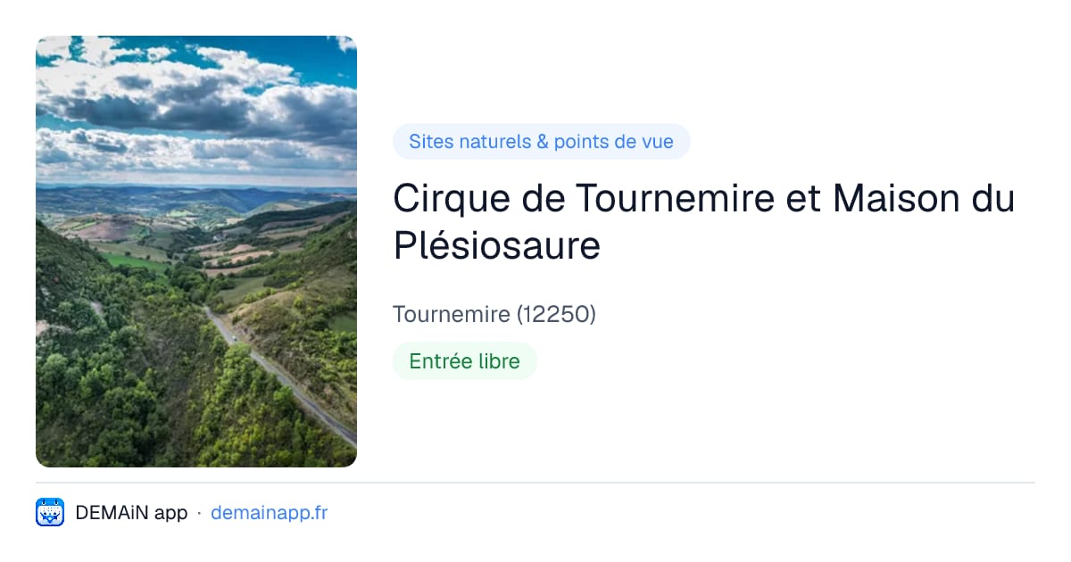 Cirque de Tournemire et Maison du Plésiosaure — Tournemire