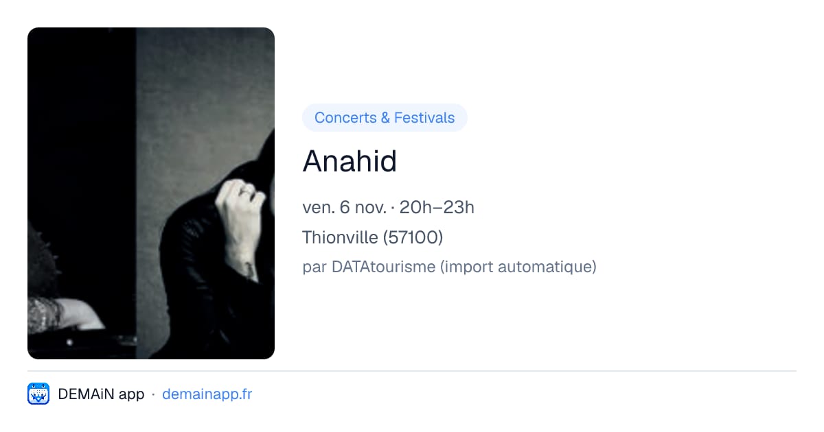 Anahid — Thionville