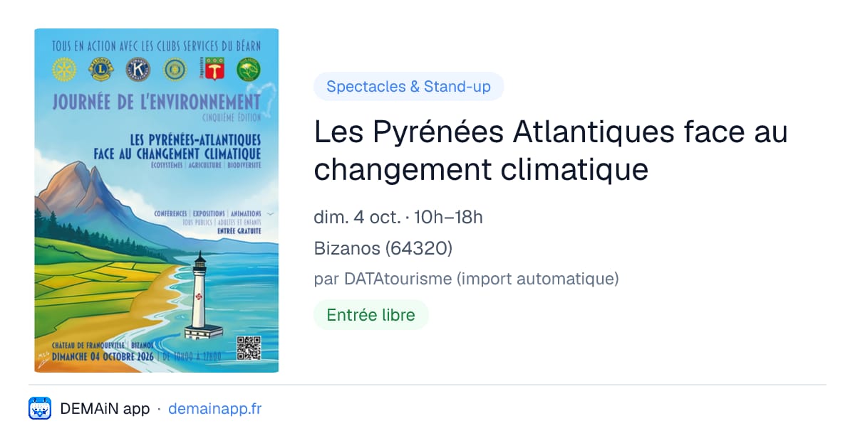 Les Pyrénées Atlantiques face au changement climatique — Bizanos