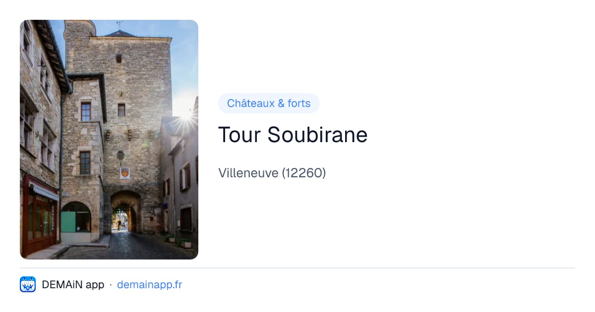Tour Soubirane — Villeneuve
