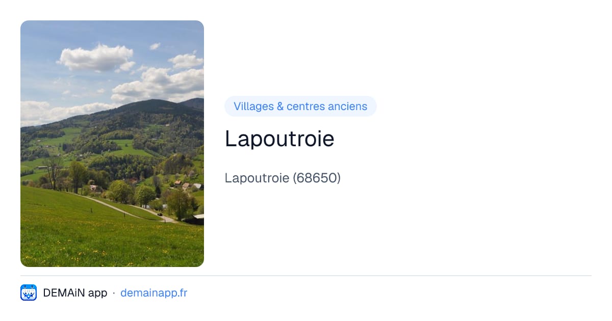 Lapoutroie — Lapoutroie