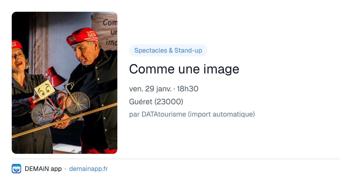 Comme une image — Guéret