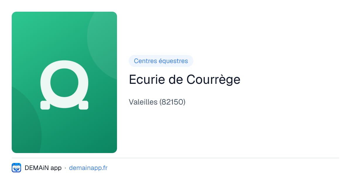 Ecurie de Courrège — Valeilles