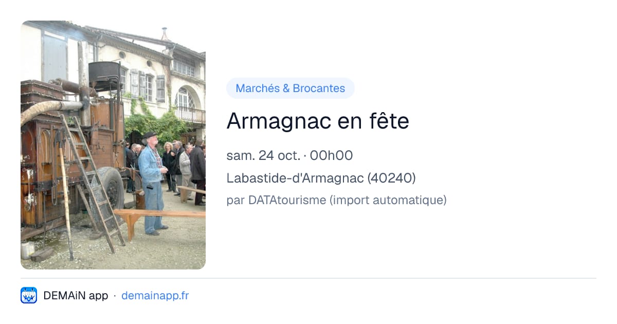 Armagnac en fête — Labastide-d'Armagnac