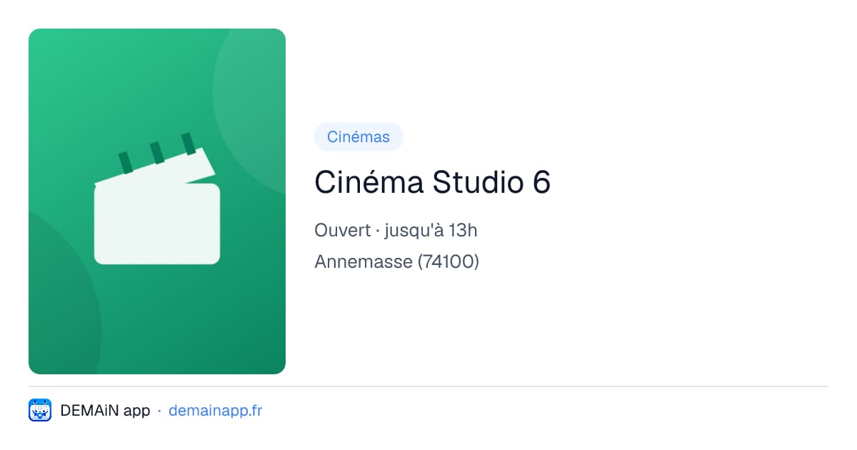 Cinéma Studio 6 — Annemasse
