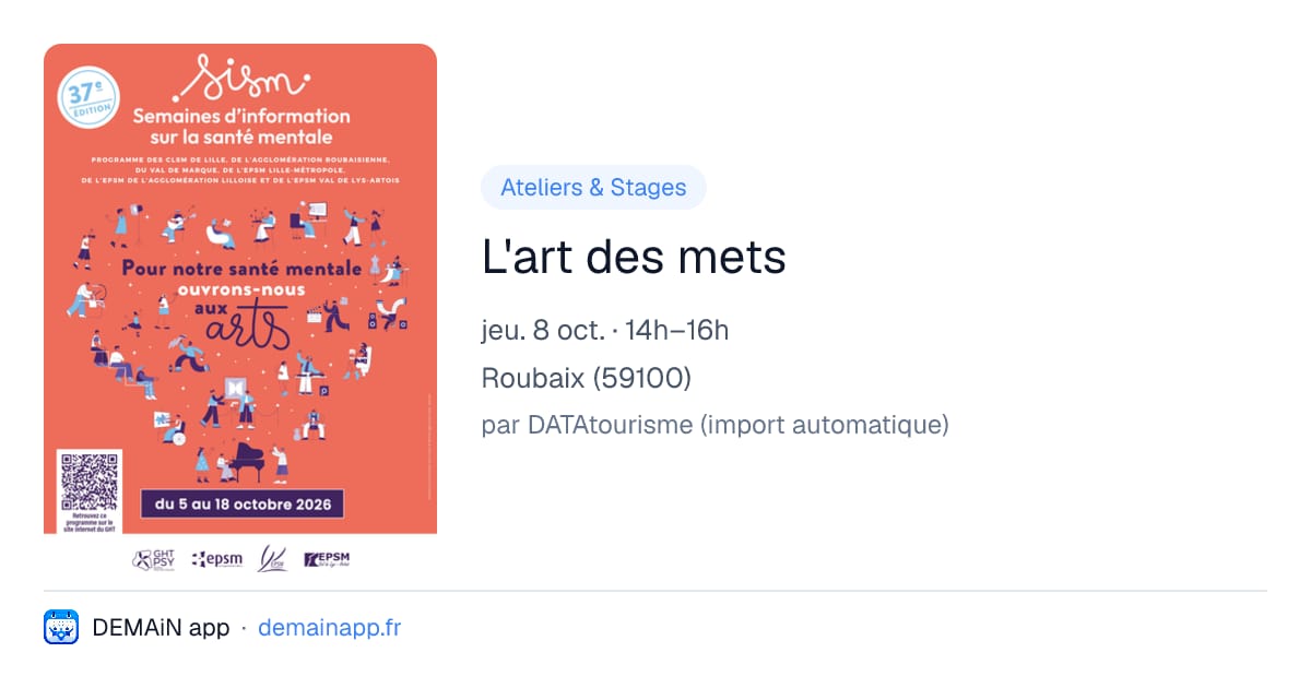L'art des mets — Roubaix