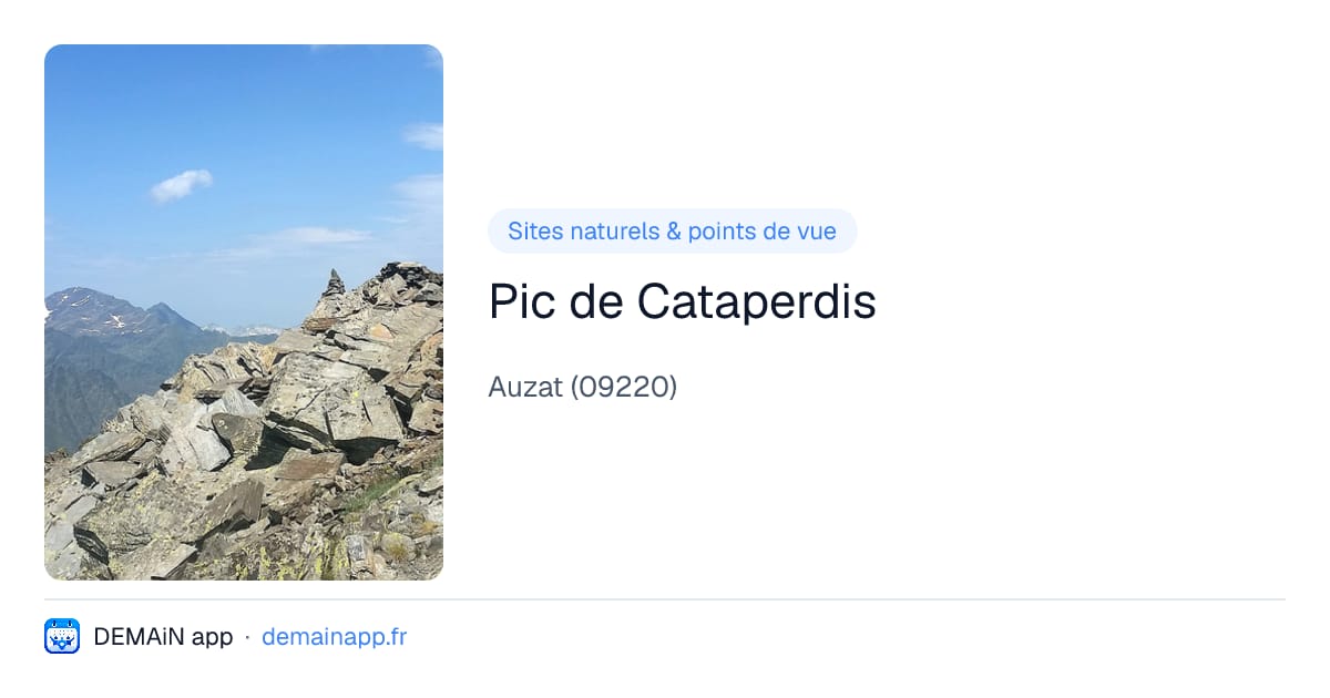 Pic de Cataperdis — Auzat