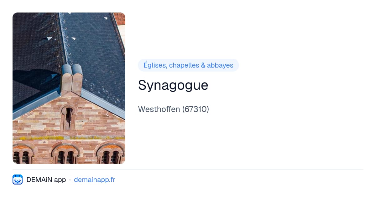 Synagogue — Westhoffen