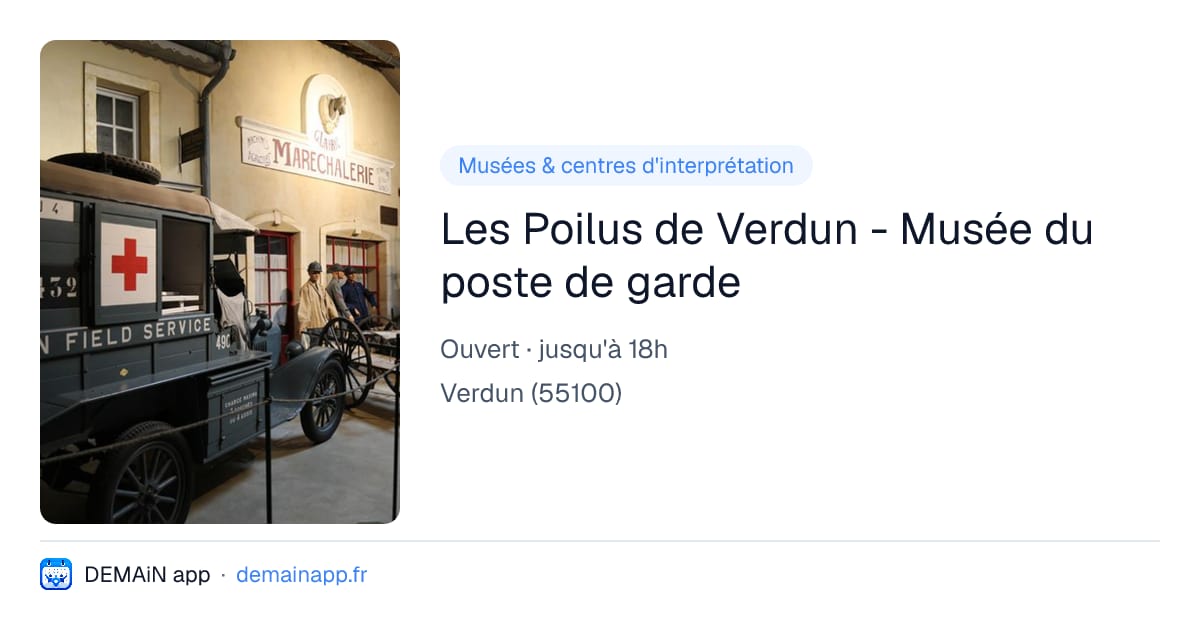 Les Poilus de Verdun - Musée du poste de garde — Verdun