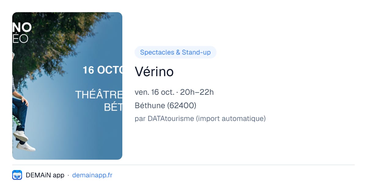 Vérino — Béthune
