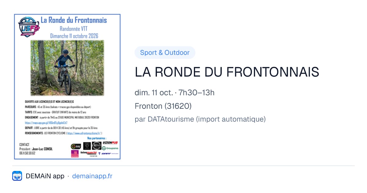 LA RONDE DU FRONTONNAIS — Fronton
