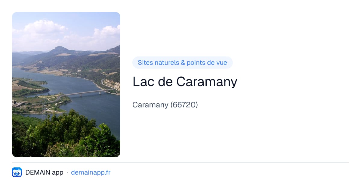Lac de Caramany — Caramany