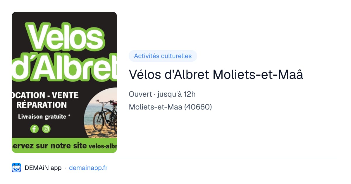 Vélos d'Albret Moliets-et-Maâ — Moliets-et-Maa