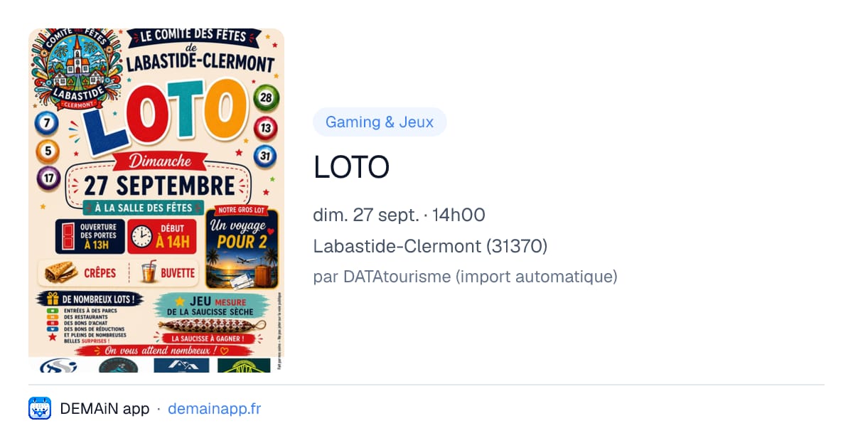 LOTO — Labastide-Clermont