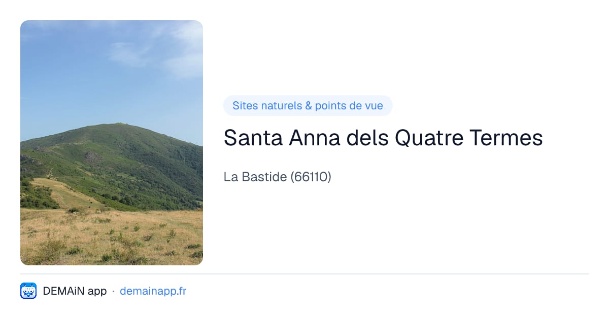 Santa Anna dels Quatre Termes — La Bastide