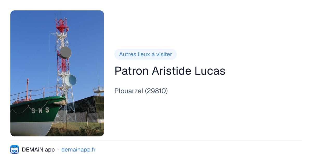 Patron Aristide Lucas — Plouarzel