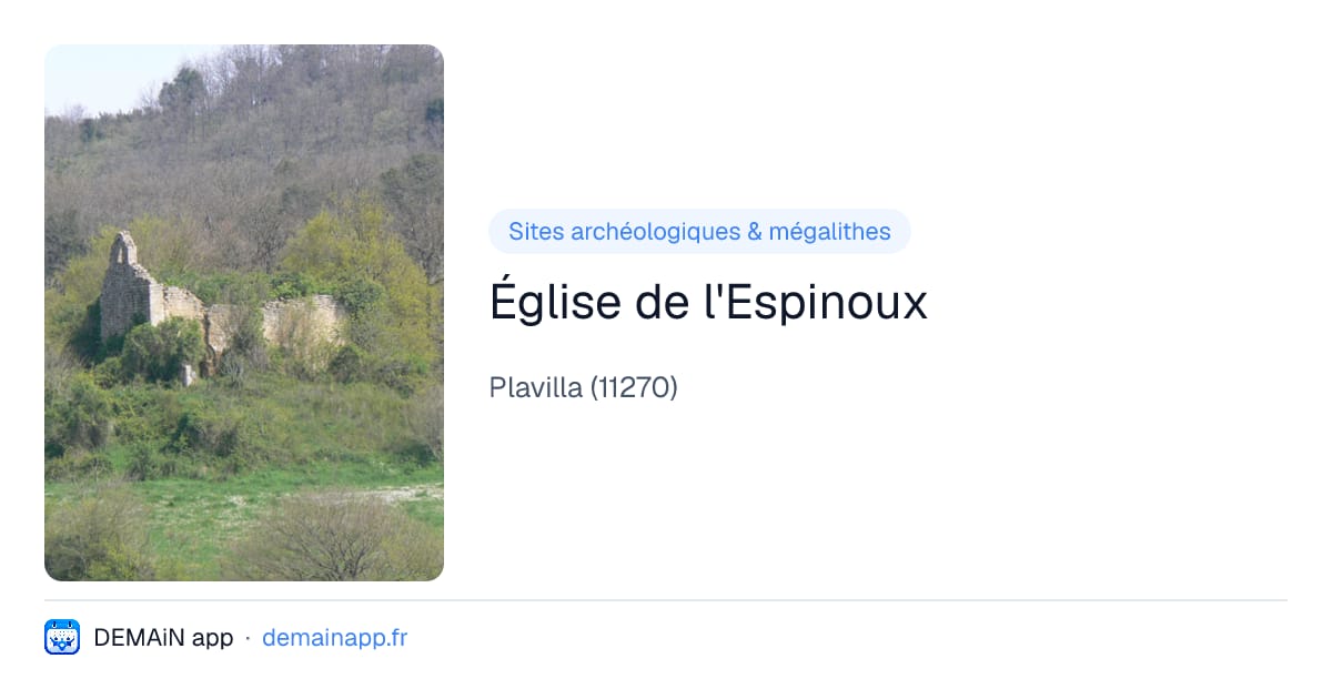Église de l'Espinoux — Plavilla