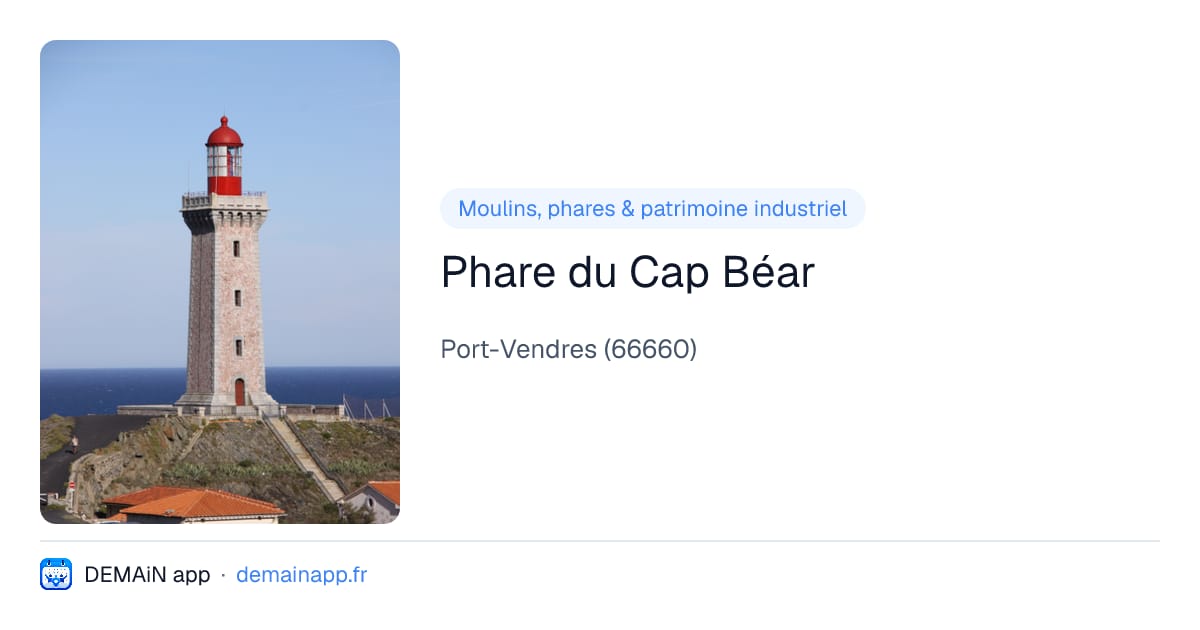 Phare du Cap Béar — Port-Vendres