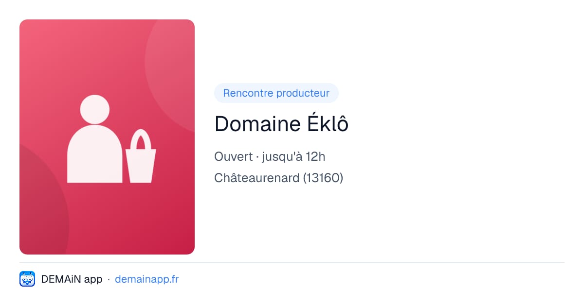 Domaine Éklô — Châteaurenard