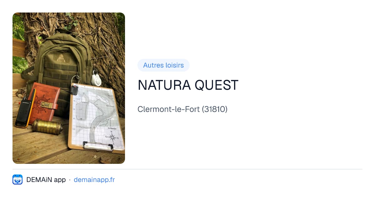 NATURA QUEST — Clermont-le-Fort
