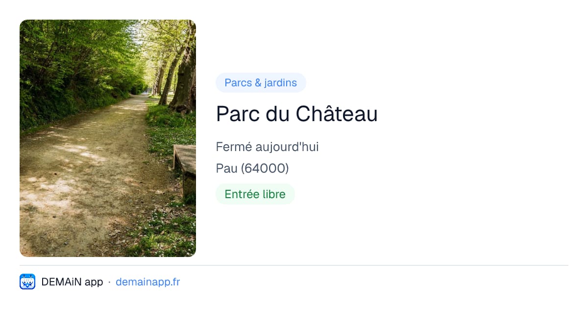 Parc du Château — Pau