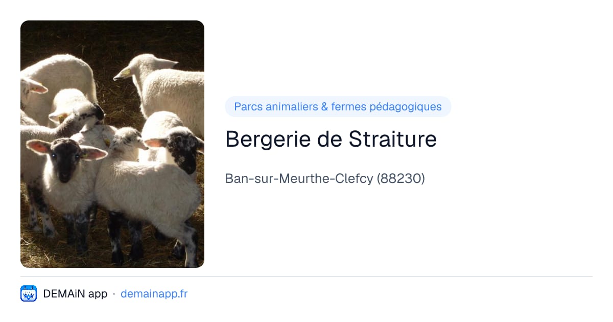 Bergerie de Straiture — Ban-sur-Meurthe-Clefcy