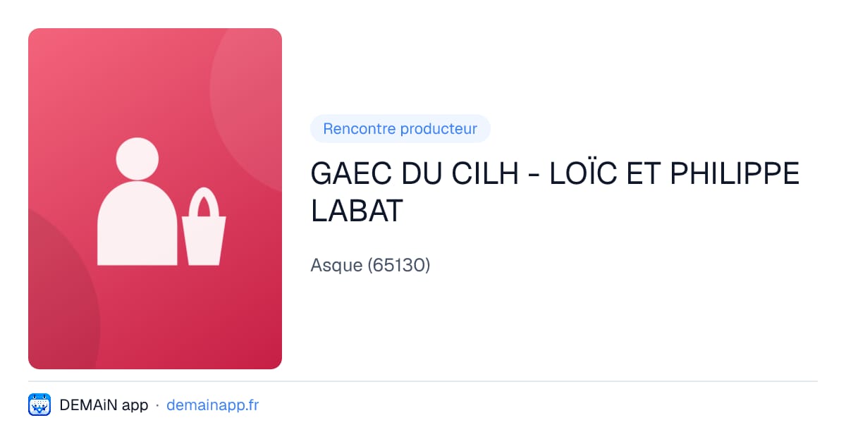 GAEC DU CILH - LOÏC ET PHILIPPE LABAT — Asque