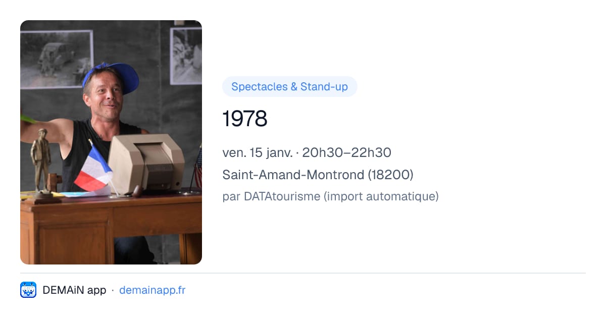 1978 — Saint-Amand-Montrond