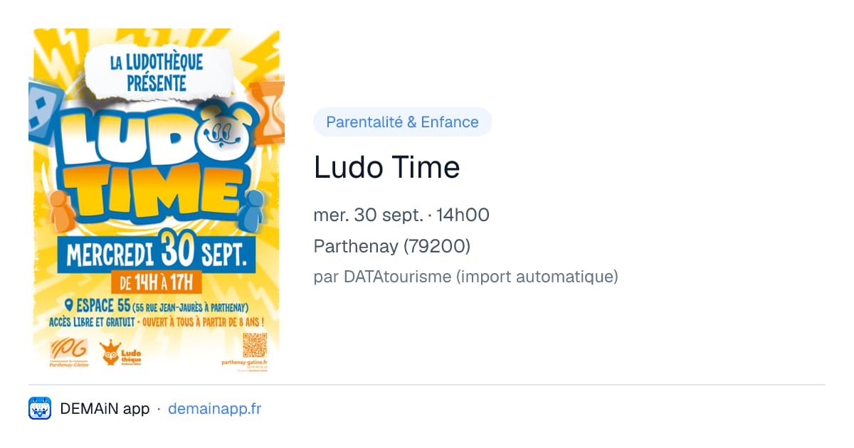 Ludo Time — Parthenay