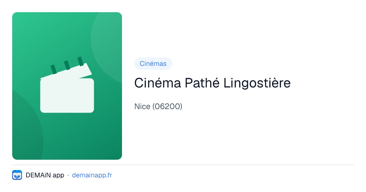 Cinéma Pathé Lingostière — Nice