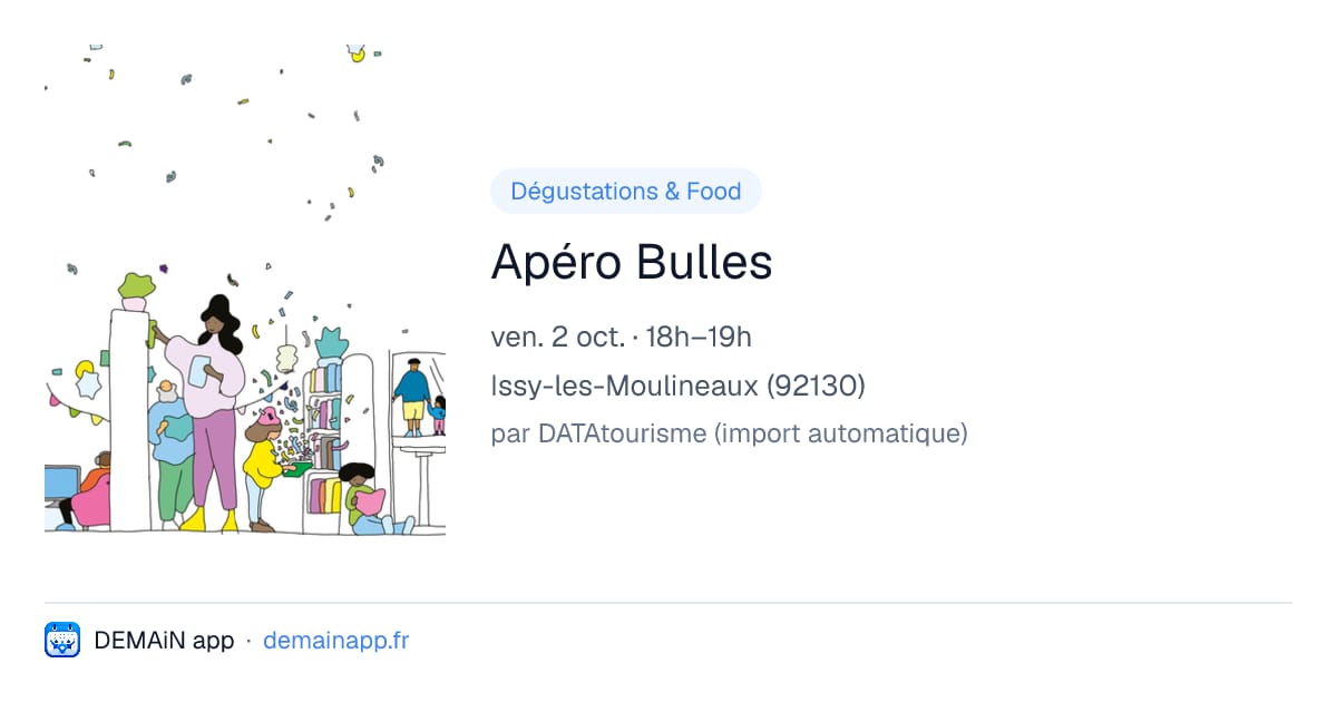 Apéro Bulles — Issy-les-Moulineaux
