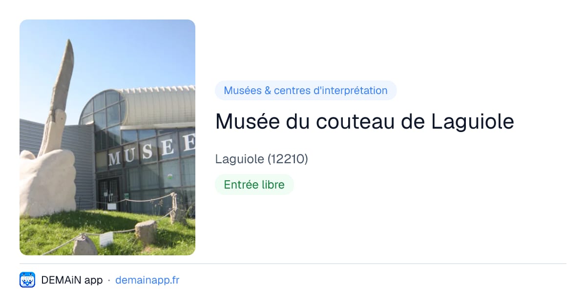 Musée du couteau de Laguiole — Laguiole