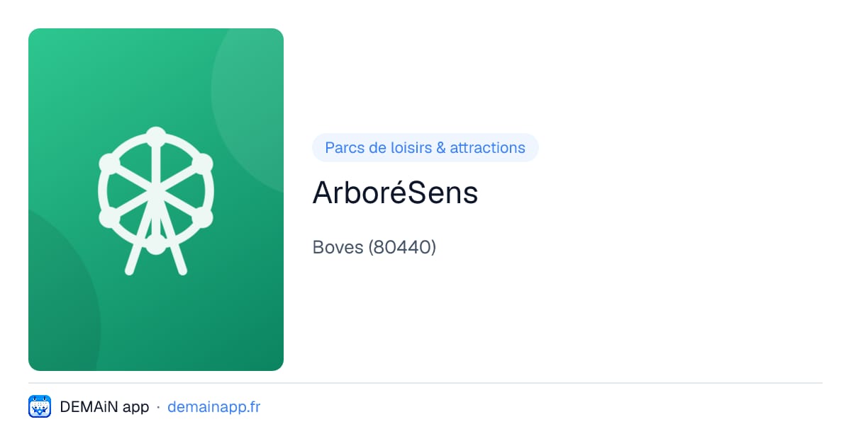 ArboréSens — Boves