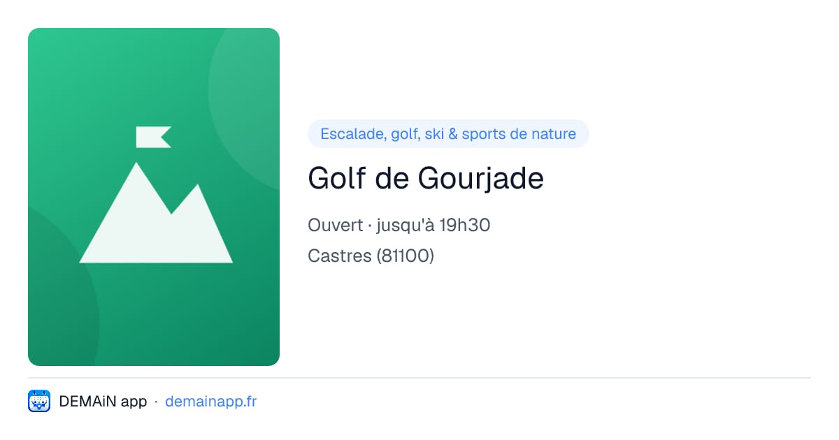Golf de Gourjade — Castres