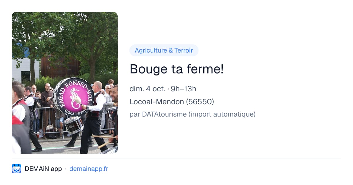 Bouge ta ferme! — Locoal-Mendon