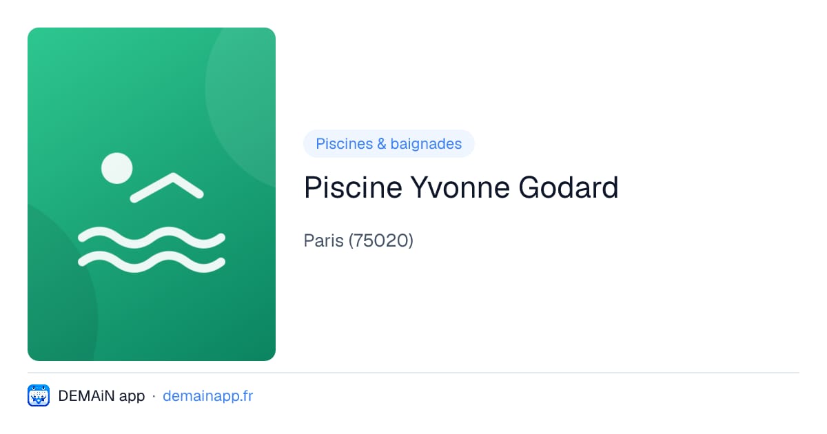 Piscine Yvonne Godard — Paris